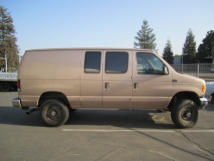 The van before we started working on it