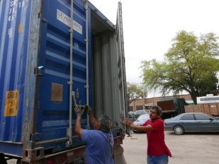 Closing the container. See you in Colombia